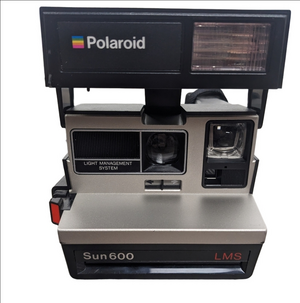 Polaroid Sun 600 LMS Instant Camera - Black and Red
